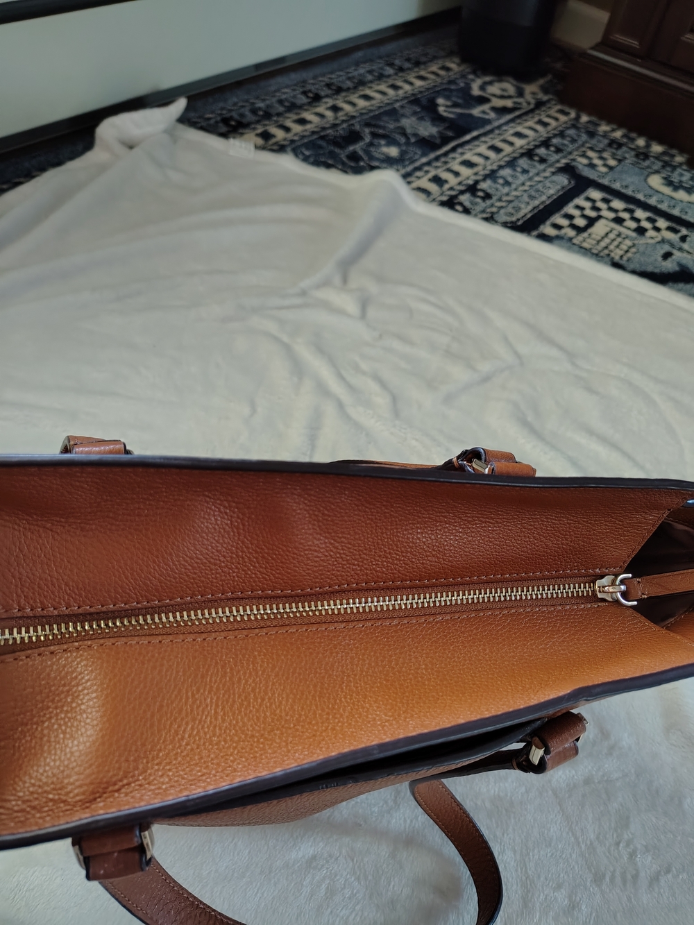 kate spade New York Brown Leather Tote Bag - Picture 5 of 5